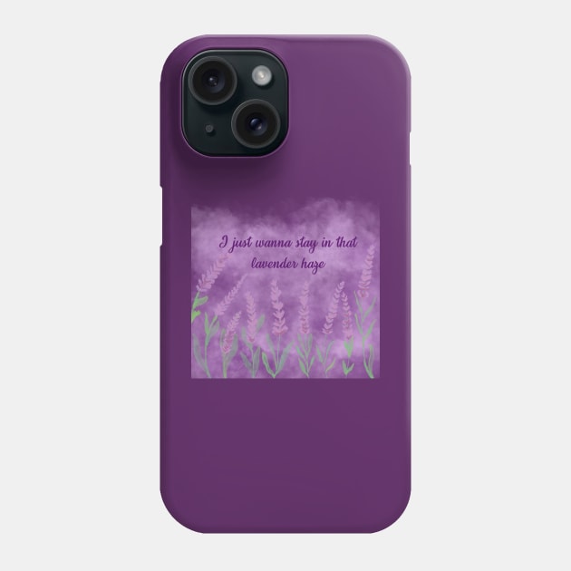 Lavender haze Phone Case by Johadesigns