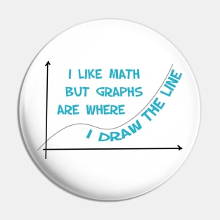 I Like Math Pin