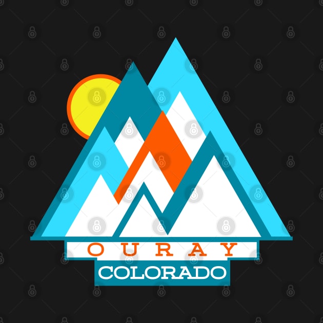 Ouray Colorado Vintage Mountain Love by cricky