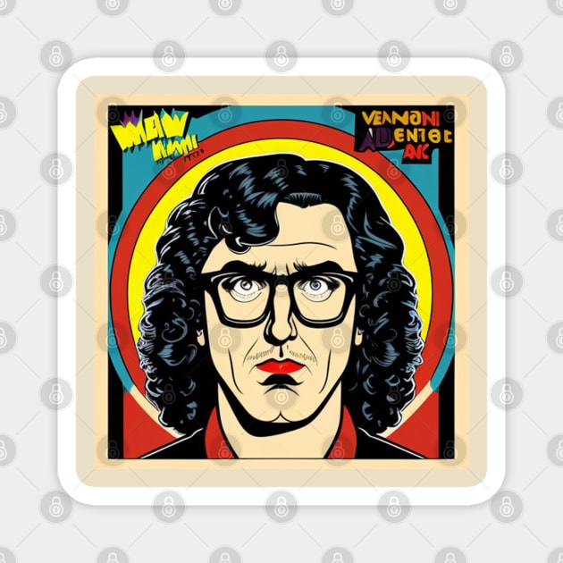 Yankovic Vintage Vinyl Album Cover Art Magnet by musicgeniusart