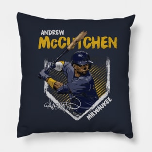 Andrew McCutchen Milwaukee Base Pillow