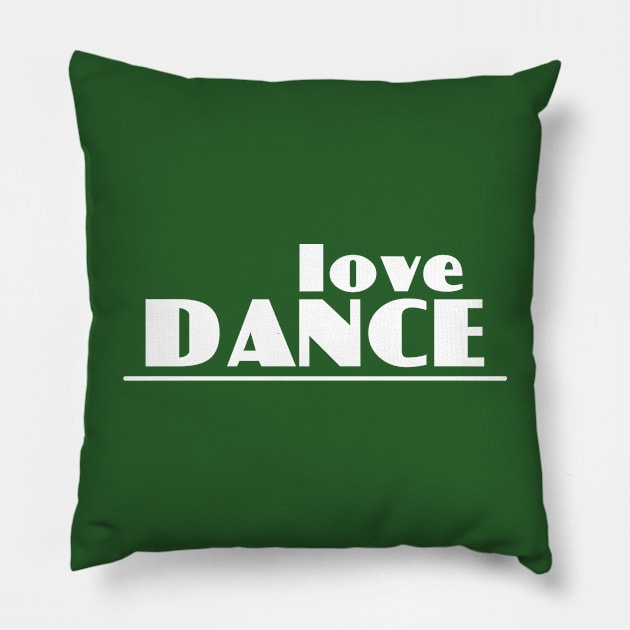 Love Dance White by PK.digart Pillow by PK.digart