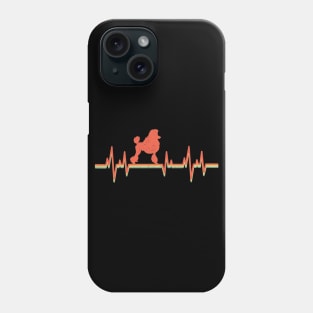 Poodle Dog Heartbeat Phone Case