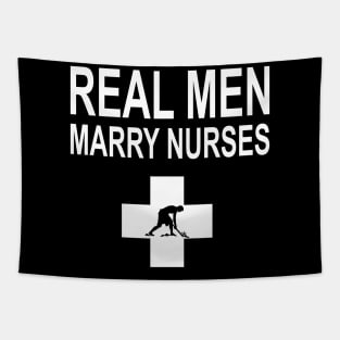 Real Men Marry Nurses Farmer Tapestry