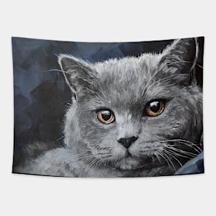 Scottish Straight cat (2023) Tapestry