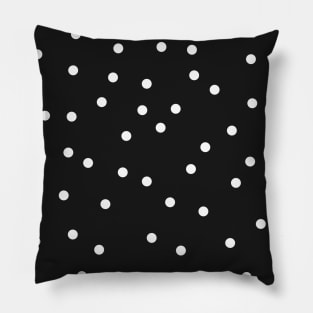 small white dots Pillow