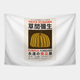 Yayoi Kusama Pumpkin Forever Exhibition Tapestry