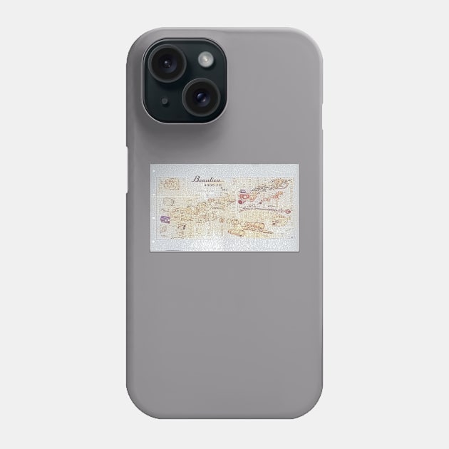 Beaulieu 4008 Schematic Chart Phone Case by pantherpictures