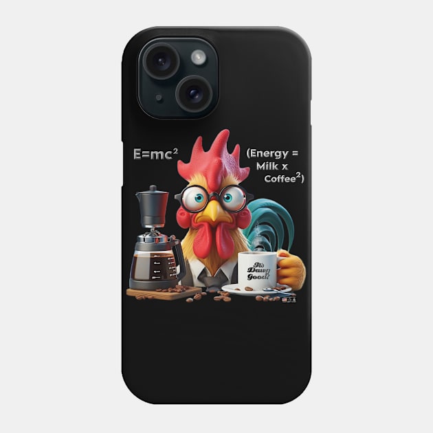 Coffee Rooster by focusln Phone Case by Darn Doggie Club by focusln