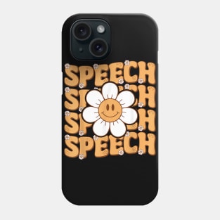 Retro Speech Therapy Speech Language Pathologist Therapist Phone Case