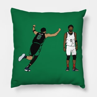 Jayson Tatum Game Winner Celebration Pillow