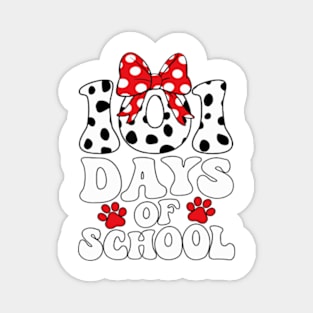 Dalmatian Dog 101 Days Of School Magnet