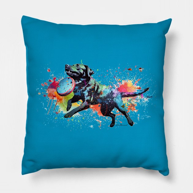 Frisbee Dog Pillow by Urban Archeology Shop Gallery