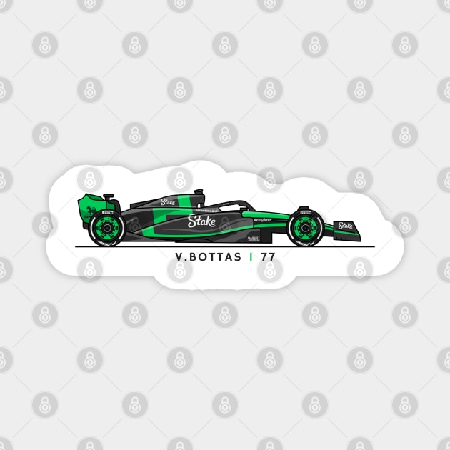 F1  Racing Valteri Bottas Stake  Fan shirt Magnet by pitshopmerch@gmail.com