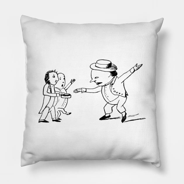 Meeting Pillow by Tee-ps-shirt