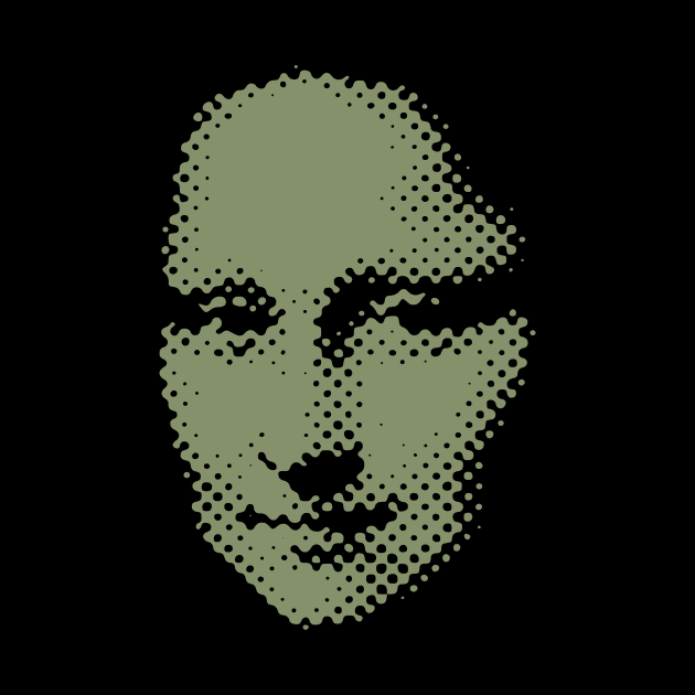 The Mona Lisa in Halftone. by Brartzy