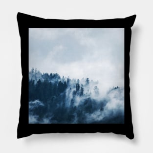 Winter Magical Forest Digital Paper Pillow