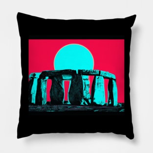 Pop Art Stonehenge Pillow