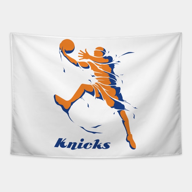 New York Knicks Fans - NBA T-Shirt Tapestry by info@dopositive.co.uk