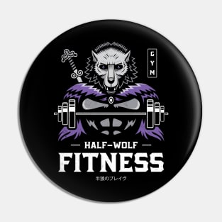 Half Wolf Fitness Pin