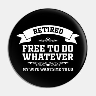 Retired Free Pin