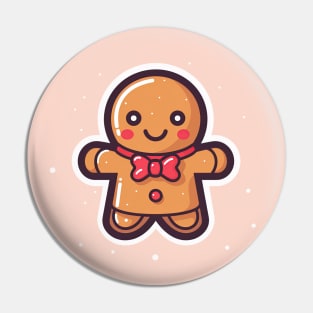 cute gingerbread man Pin