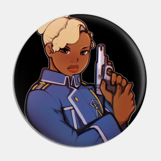 Riza Hawkeye Pin by CarmahnArt