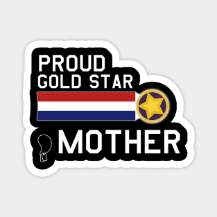 Proud Gold Star Military Mother Magnet