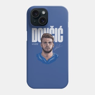 Luka Doncic Dallas Game Face Phone Case