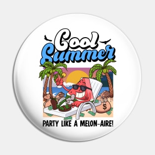 Cool Cartoon Summer Watermelon Pin