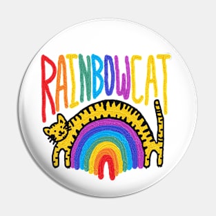 rainbow cat Pin