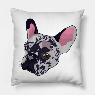 Spotted French Bulldog Pillow