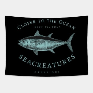 Blue Fin Tuna Tapestry