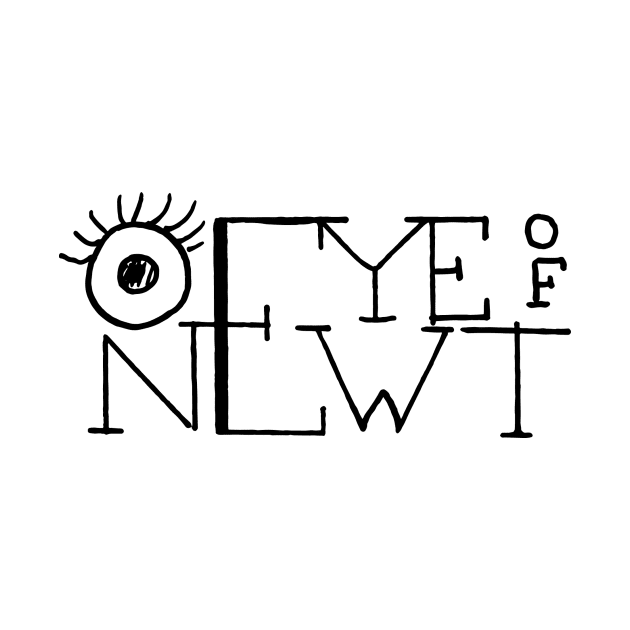 Shakespeare's Eye of newt Retro Lettering design by RedThorThreads