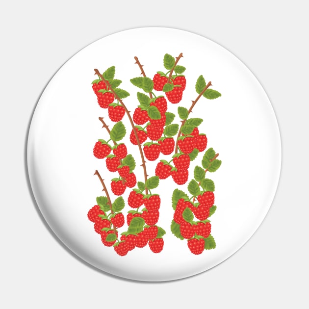 Raspberries Pin by nickemporium1