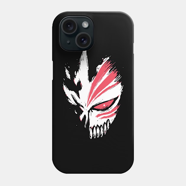 Anime and Manga Bleach Mask Fanart Phone Case by Planet of Tees