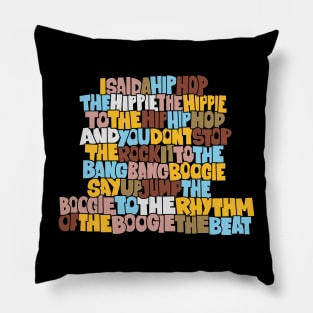 „Rapper's Delight“ Old School Graffiti Design Pillow