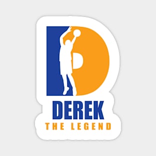 Derek Custom Player Basketball Your Name The Legend Magnet