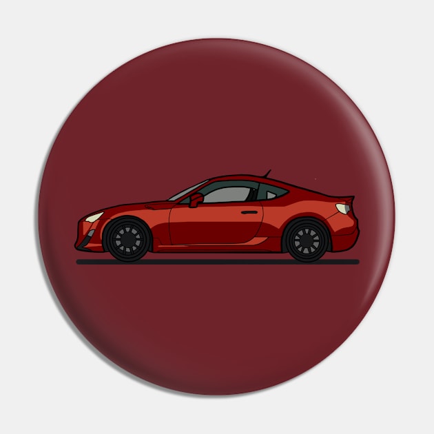 Scion FRS Hot Lava Red Pin by antipc