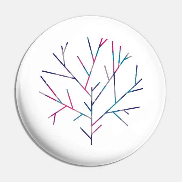 Color Tree / Nature Pin by nathalieaynie