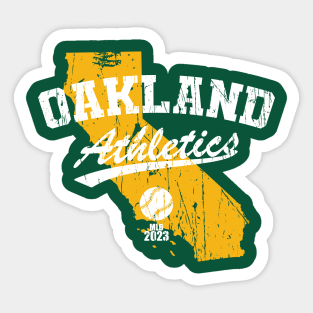 Oakland A's Elephant Baseball Sticker for Sale by OrganicGraphic