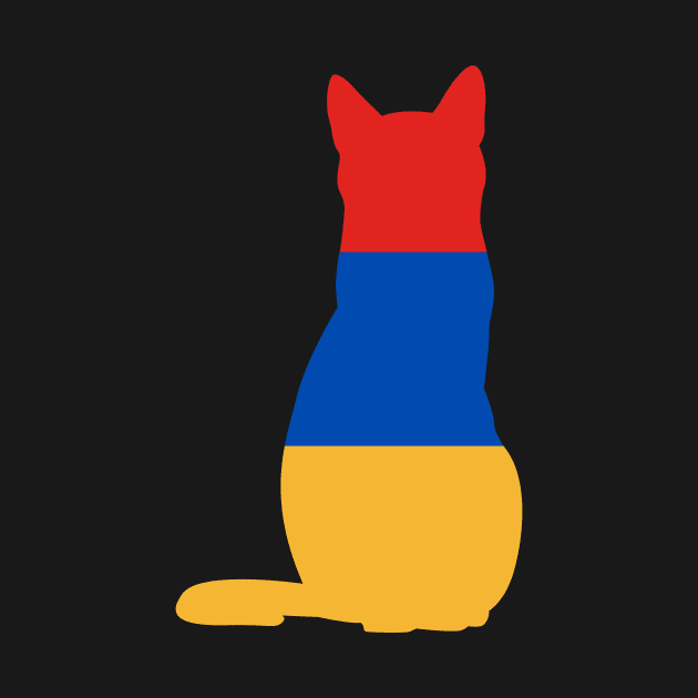 Armenian Cat Flag by Wickedcartoons