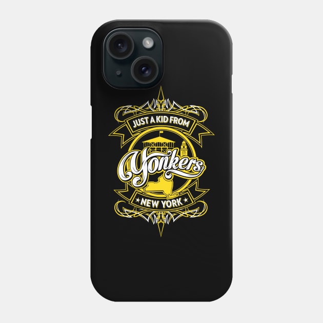 Just a Kid from Yonkers, NY Phone Case by JP