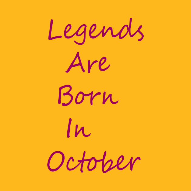 Legends Are Born In October by FlorenceFashionstyle