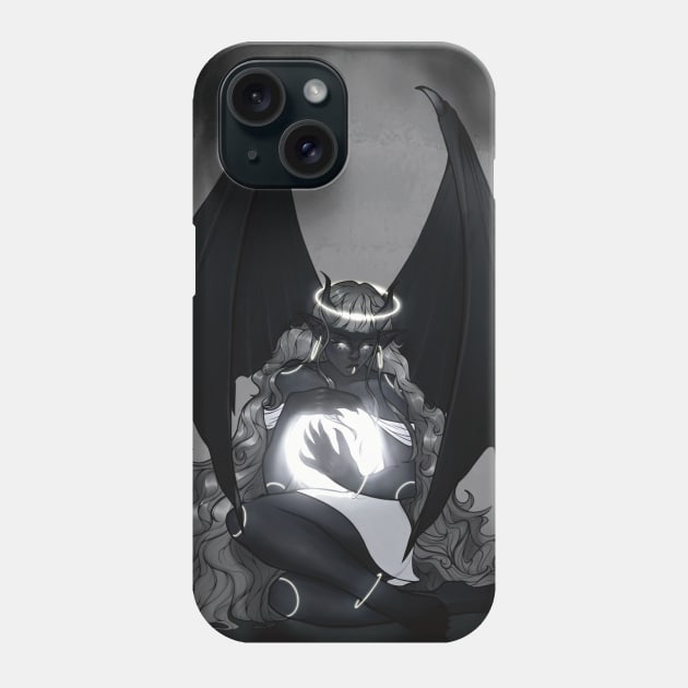 The Cursed Angel Phone Case by Demon Mother