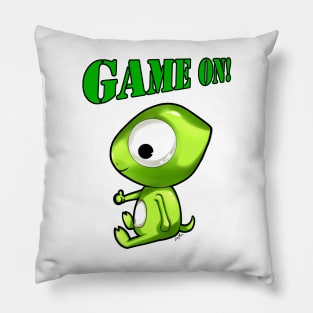 Chameleon Game On Pillow
