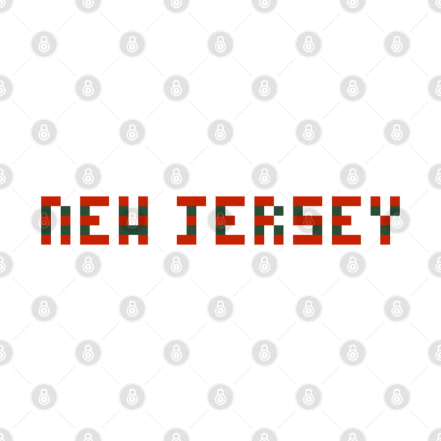 Pixel Hockey State New Jersey 2018 3rd Jersey by gkillerb