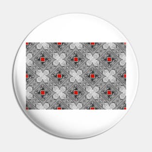 Old Red Church Door Kaleidoscope 22 Pin