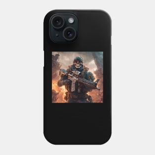 Skull and Guns Phone Case