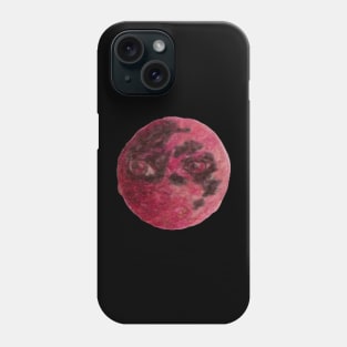 Pink Watchful Moon Phone Case